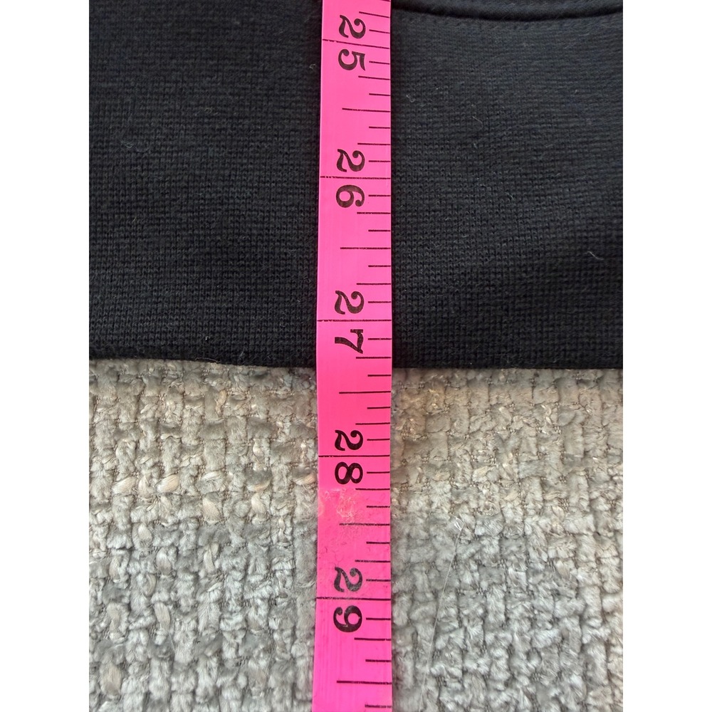 Reebok Patent‎ Hoodie Mens S Black Fleece Pullover Hand Pocket Active Outdoor - Picture 11 of 11